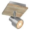 BAUHAUS Home Sweet Home LED-Deckenstrahler Drift 5,8 W, L X B X H: 12 X 12 X 15 Cm, Holz/ Silber, Warmweiß 2 BAUHAUS Home Sweet Home LED-Deckenstrahler Drift 5,8 W, L X B X H: 12 X 12 X 15 Cm, Holz/ Silber, Warmweiß -Bauhaus Home 12 2601