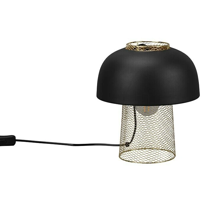 BAUHAUS Reality Leuchten Punch Tischleuchte 25 W, Schwarz Matt, E27 4 BAUHAUS Reality Leuchten Punch Tischleuchte 25 W, Schwarz Matt, E27 – Bild 2