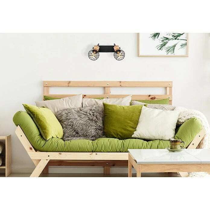 BAUHAUS Globo Deckenstrahler LACKY 60 W, L X B X H: 29 X 12 X 20 Cm, Braun, E27, 2 Stk. 3 BAUHAUS Globo Deckenstrahler LACKY 60 W, L X B X H: 29 X 12 X 20 Cm, Braun, E27, 2 Stk.