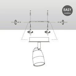 BAUHAUS Home Sweet Home LED-Deckenstrahler Gina 5,8 W, L X B X H: 11,5 X 11,5 X 13 Cm, Sandweiß, Warmweiß 13 BAUHAUS Home Sweet Home LED-Deckenstrahler Gina 5,8 W, L X B X H: 11,5 X 11,5 X 13 Cm, Sandweiß, Warmweiß -Bauhaus Home 12 2630
