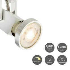 BAUHAUS Home Sweet Home LED-Deckenstrahler Cali 5,8 W, L X B X H: 22 X 22 X 14,5 Cm, Aluminium, Warmweiß -Bauhaus Home 12 2637