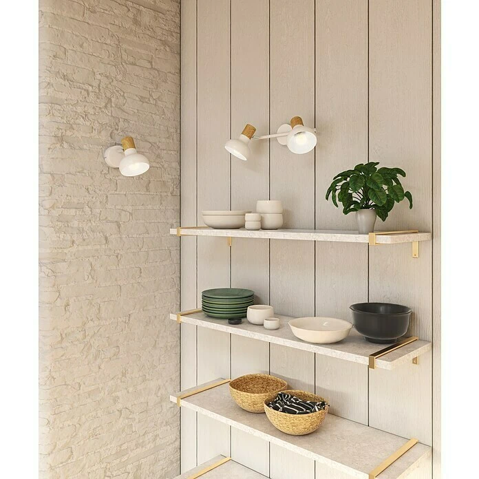 BAUHAUS WOFI Deckenstrahler Texel 56 W, L X B X H: 35,5 X 13 X 16 Cm, Weiß, E14, 2 Stk. 5 BAUHAUS WOFI Deckenstrahler Texel 56 W, L X B X H: 35,5 X 13 X 16 Cm, Weiß, E14, 2 Stk. – Bild 3