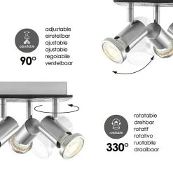 BAUHAUS Home Sweet Home LED-Deckenstrahler Stone 5,8 W, L X B X H: 16,5 X 16,5 X 14,5 Cm, Schwarz, Warmweiß, 3 Stk. 13 BAUHAUS Home Sweet Home LED-Deckenstrahler Stone 5,8 W, L X B X H: 16,5 X 16,5 X 14,5 Cm, Schwarz, Warmweiß, 3 Stk. -Bauhaus Home 12 2653