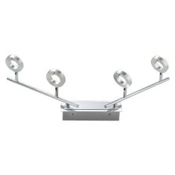 BAUHAUS Paul Neuhaus Sileda LED-Deckenstrahler 24 W, L X B X H: 94 X 74 X 21 Cm, Aluminium Matt, Warmweiß