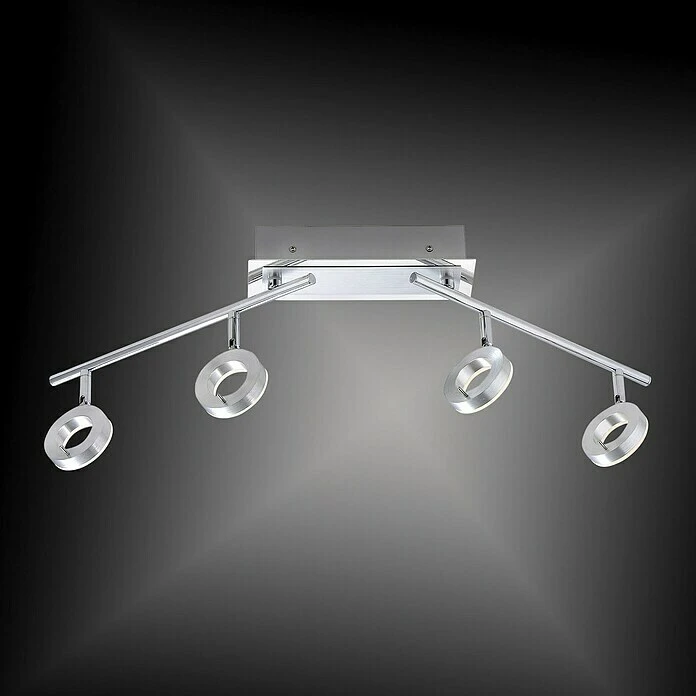 BAUHAUS Paul Neuhaus Sileda LED-Deckenstrahler 24 W, L X B X H: 94 X 74 X 21 Cm, Aluminium Matt, Warmweiß 6 BAUHAUS Paul Neuhaus Sileda LED-Deckenstrahler 24 W, L X B X H: 94 X 74 X 21 Cm, Aluminium Matt, Warmweiß – Bild 4