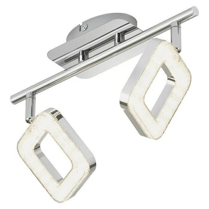 BAUHAUS LED-Deckenstrahler 7 W, L X B X H: 304 X 100 X 190 Mm, Chrom, Transparent, Warmweiß 4 BAUHAUS LED-Deckenstrahler 7 W, L X B X H: 304 X 100 X 190 Mm, Chrom, Transparent, Warmweiß – Bild 2