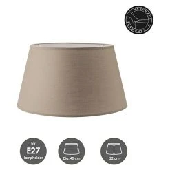 BAUHAUS Home Sweet Home Lampenschirm Largo Ø X H: 40 X 22 Cm, Funghi, Stoff, Rund 10 BAUHAUS Home Sweet Home Lampenschirm Largo Ø X H: 40 X 22 Cm, Funghi, Stoff, Rund -Bauhaus Home 12 268