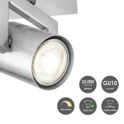 BAUHAUS Home Sweet Home LED-Deckenstrahler Concrete 5,8 W, L X B X H: 23 X 23 X 17,5 Cm, Beton, Warmweiß -Bauhaus Home 12 2683