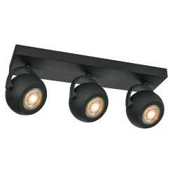 BAUHAUS Home Sweet Home LED-Deckenstrahler Nop 5,8 W, L X B X H: 9,5 X 35,5 X 14 Cm, Sandschwarz, Warmweiß