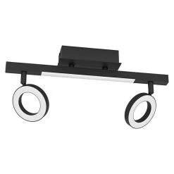 BAUHAUS Eglo Cardillio 2 LED-Deckenstrahler CARDILLIO 2 9,7 W, L X B X H: 38,5 X 8,5 X 17,5 Cm, Schwarz, Warmweiß, 3 Stk.