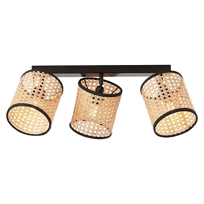 BAUHAUS Brilliant Wiley Deckenstrahler 42 W, L X B X H: 13 X 49 X 21 Cm, Schwarz, E14, 3 Stk. 4 BAUHAUS Brilliant Wiley Deckenstrahler 42 W, L X B X H: 13 X 49 X 21 Cm, Schwarz, E14, 3 Stk. – Bild 2