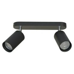 BAUHAUS Deckenstrahler 20 W, L X B X H: 14,5 X 5,5 X 8 Cm, Schwarz, GU10