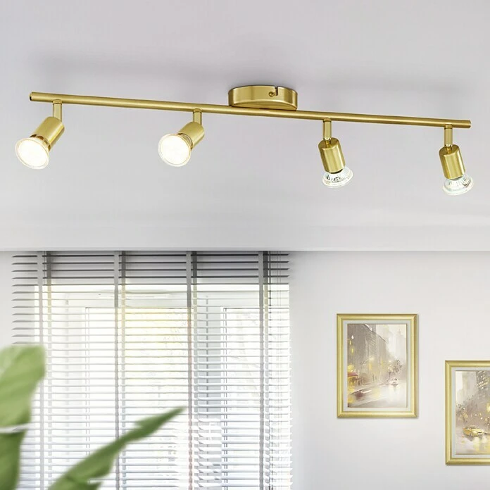 BAUHAUS Eglo Buzz-LED Deckenstrahler BUZZ-LED 11,2 W, Gold, GU10, 4 Stk. 3 BAUHAUS Eglo Buzz-LED Deckenstrahler BUZZ-LED 11,2 W, Gold, GU10, 4 Stk.