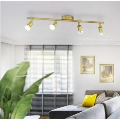 BAUHAUS Eglo Buzz-LED Deckenstrahler BUZZ-LED 11,2 W, Gold, GU10, 4 Stk. 7 BAUHAUS Eglo Buzz-LED Deckenstrahler BUZZ-LED 11,2 W, Gold, GU10, 4 Stk. -Bauhaus Home 12 2735