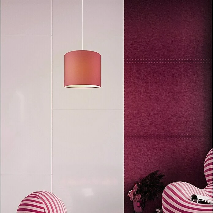 BAUHAUS Home Sweet Home Lampenschirm Bling Ø X H: 20 X 17 Cm, Lilac Rose, Baumwolle, Rund 4 BAUHAUS Home Sweet Home Lampenschirm Bling Ø X H: 20 X 17 Cm, Lilac Rose, Baumwolle, Rund – Bild 2