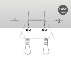 BAUHAUS Home Sweet Home LED-Deckenleuchte Nitro 4 W, L X B X H: 23 X 23 X 10,5 Cm, Bronze, Warmweiß 11 BAUHAUS Home Sweet Home LED-Deckenleuchte Nitro 4 W, L X B X H: 23 X 23 X 10,5 Cm, Bronze, Warmweiß -Bauhaus Home 12 2753