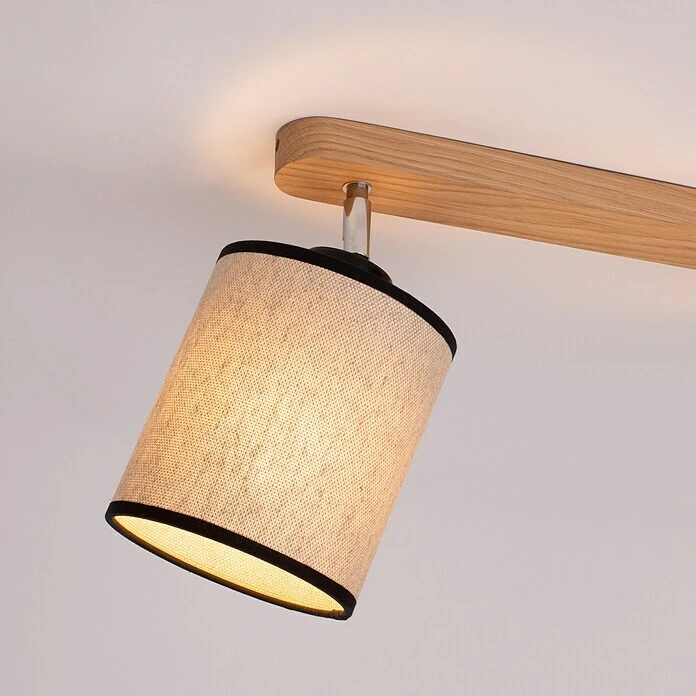 BAUHAUS Britop Lighting Linoir Deckenstrahler 25 W, L X B X H: 52 X 13 X 25 Cm, Schwarz, E27, 2 Stk. 6 BAUHAUS Britop Lighting Linoir Deckenstrahler 25 W, L X B X H: 52 X 13 X 25 Cm, Schwarz, E27, 2 Stk. – Bild 4