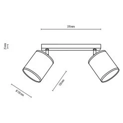 BAUHAUS Britop Lighting Linoir Deckenstrahler 25 W, L X B X H: 52 X 13 X 25 Cm, Schwarz, E27, 2 Stk. 11 BAUHAUS Britop Lighting Linoir Deckenstrahler 25 W, L X B X H: 52 X 13 X 25 Cm, Schwarz, E27, 2 Stk. -Bauhaus Home 12 2765