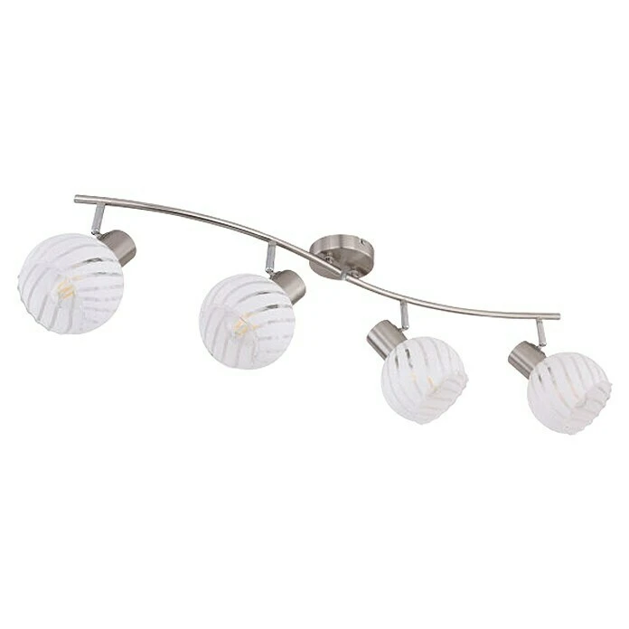 BAUHAUS Globo Deckenstrahler Willy 160 W, L X B X H: 80 X 19 X 19 Cm, Nickel Matt, E27 4 BAUHAUS Globo Deckenstrahler Willy 160 W, L X B X H: 80 X 19 X 19 Cm, Nickel Matt, E27 – Bild 2