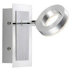 BAUHAUS Paul Neuhaus Sileda LED-Deckenstrahler 6 W, L X B X H: 16,5 X 14 X 20 Cm, Aluminium Matt, Warmweiß