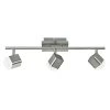 BAUHAUS Reality Leuchten Roubaix LED-Deckenstrahler 12 W, L X B X H: 9 X 48 X 14,5 Cm, Nickel-matt, Warmweiß, 3 Stk. -Bauhaus Home 12 2773