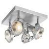 BAUHAUS Home Sweet Home LED-Deckenstrahler Yaya 5,8 W, L X B X H: 23 X 23 X 15,5 Cm, Silber, Warmweiß -Bauhaus Home 12 2798