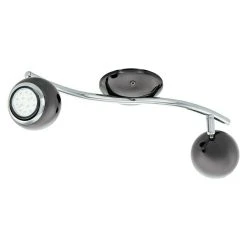 BAUHAUS Eglo LED-Deckenstrahler BIMEDA 6 W, Nickel-nero/Chrom, Warmweiß, 2 Stk.