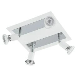 Alternative view of BAUHAUS Eglo Sarria Deckenstrahler SARRIA 18 W, Weiß/Chrom, GU10, 4 Stk.