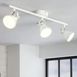 BAUHAUS Eglo Seras 1 Deckenstrahler SERAS 1 9 W, Weiß, GU10, 3 Stk.
