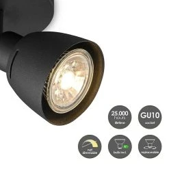 BAUHAUS Home Sweet Home LED-Deckenstrahler Aka 5,8 W, L X B X H: 9,5 X 9,5 X 13,5 Cm, Schwarz, Warmweiß 10 BAUHAUS Home Sweet Home LED-Deckenstrahler Aka 5,8 W, L X B X H: 9,5 X 9,5 X 13,5 Cm, Schwarz, Warmweiß -Bauhaus Home 12 2910