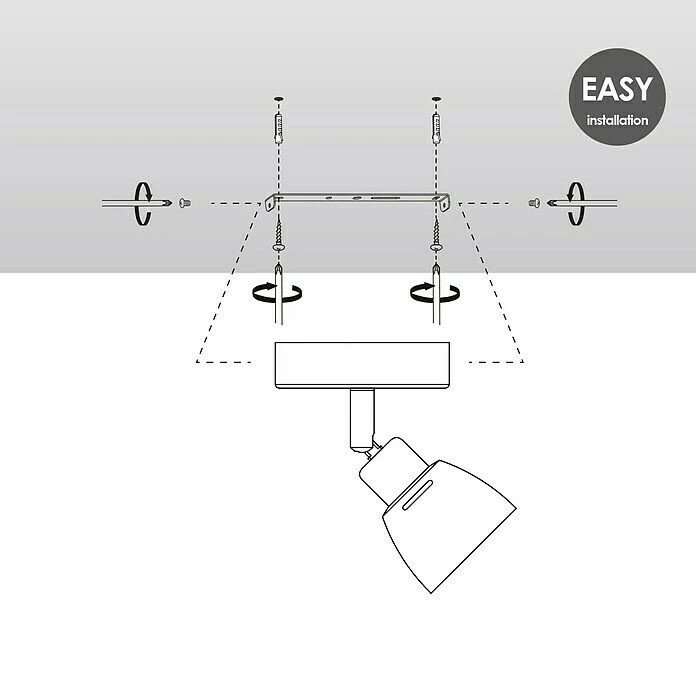 BAUHAUS Home Sweet Home LED-Deckenstrahler Aka 5,8 W, L X B X H: 9,5 X 9,5 X 13,5 Cm, Schwarz, Warmweiß 8 BAUHAUS Home Sweet Home LED-Deckenstrahler Aka 5,8 W, L X B X H: 9,5 X 9,5 X 13,5 Cm, Schwarz, Warmweiß – Bild 6