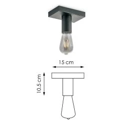 BAUHAUS Home Sweet Home LED-Deckenleuchte Nitro 4 W, L X B X H: 15 X 9,5 X 10,5 Cm, Schwarz, Warmweiß 10 BAUHAUS Home Sweet Home LED-Deckenleuchte Nitro 4 W, L X B X H: 15 X 9,5 X 10,5 Cm, Schwarz, Warmweiß -Bauhaus Home 12 2917