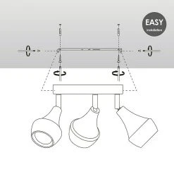 BAUHAUS Home Sweet Home LED-Deckenstrahler Rund Vaya 5,8 W, Ø X H: 20 X 19 Cm, Silber, Warmweiß 13 BAUHAUS Home Sweet Home LED-Deckenstrahler Rund Vaya 5,8 W, Ø X H: 20 X 19 Cm, Silber, Warmweiß -Bauhaus Home 12 2924