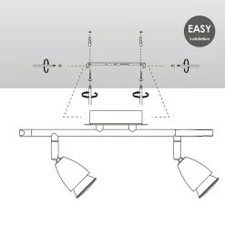 BAUHAUS Home Sweet Home LED-Deckenstrahler Curl 5,8 W, L X B X H: 11,5 X 35,5 X 14,5 Cm, Bronze, Warmweiß 11 BAUHAUS Home Sweet Home LED-Deckenstrahler Curl 5,8 W, L X B X H: 11,5 X 35,5 X 14,5 Cm, Bronze, Warmweiß -Bauhaus Home 12 2928