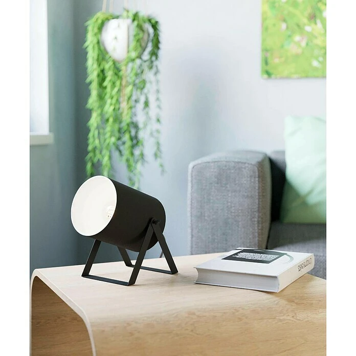 BAUHAUS Eglo Deko-Tischleuchte VILLABATE 1 40 W, L X B X H: 18,5 X 16 X 175 Cm, Schwarz, E27 4 BAUHAUS Eglo Deko-Tischleuchte VILLABATE 1 40 W, L X B X H: 18,5 X 16 X 175 Cm, Schwarz, E27 – Bild 2
