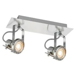 BAUHAUS Home Sweet Home LED-Deckenstrahler Robo 5,8 W, L X B X H: 11,5 X 32 X 17 Cm, Silber, Warmweiß