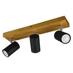 BAUHAUS Trio Leuchten Deckenstrahler 105 W, L X B X H: 9 X 44 X 16 Cm, Schwarz, GU10, 3 Stk. -Bauhaus Home 12 2944