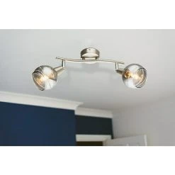 BAUHAUS Tween Light Deckenstrahler Ball 8 W, Nickel Matt, E14, 2 Stk. -Bauhaus Home 12 2948