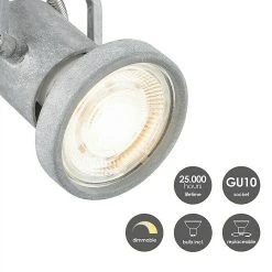 BAUHAUS Home Sweet Home LED-Deckenstrahler Must 5,8 W, L X B X H: 9,5 X 80,5 X 15 Cm, Beton, Warmweiß -Bauhaus Home 12 2954