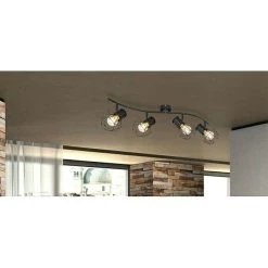 BAUHAUS Globo Deckenstrahler 40 W, L X B X H: 80 X 22,5 X 19 Cm, Schwarz, E27 -Bauhaus Home 12 2962