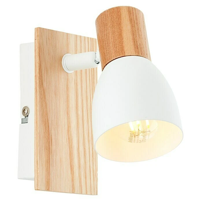 BAUHAUS Brilliant Daintree Wandstrahler 28 W, Weiß/Natur, E14, 1 Stk. 3 BAUHAUS Brilliant Daintree Wandstrahler 28 W, Weiß/Natur, E14, 1 Stk.