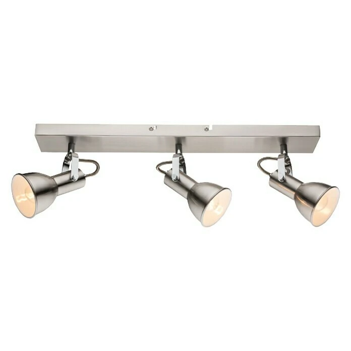 BAUHAUS Globo Deckenstrahler Fargo 120 W, L X B X H: 51,5 X 12,5 X 14 Cm, Nickel Matt, E14 3 BAUHAUS Globo Deckenstrahler Fargo 120 W, L X B X H: 51,5 X 12,5 X 14 Cm, Nickel Matt, E14