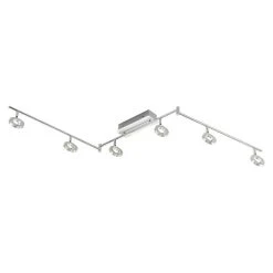 BAUHAUS Paul Neuhaus LED-Deckenleuchte 36 W, L X B X H: 177 X 127,5 X 22 Cm, Silber, Warmweiß