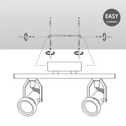 BAUHAUS Home Sweet Home LED-Deckenstrahler Must 5,8 W, L X B X H: 9,5 X 33,5 X 15 Cm, Beton, Warmweiß 13 BAUHAUS Home Sweet Home LED-Deckenstrahler Must 5,8 W, L X B X H: 9,5 X 33,5 X 15 Cm, Beton, Warmweiß -Bauhaus Home 12 2985
