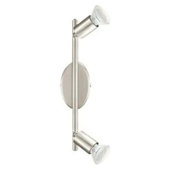 BAUHAUS Eglo LED-Deckenstrahler BUZZ-LED 6 W, Nickel Matt, Warmweiß, 2 Stk.