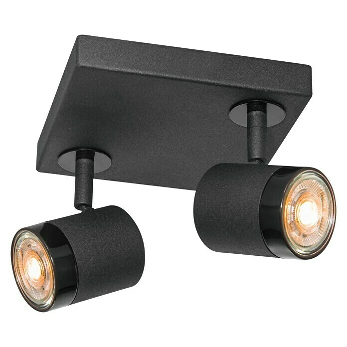 BAUHAUS Home Sweet Home LED-Wandstrahler Manu 5,8 W, L X B X H: 16 X 16 X 15 Cm, Sandschwarz, Warmweiß 3 BAUHAUS Home Sweet Home LED-Wandstrahler Manu 5,8 W, L X B X H: 16 X 16 X 15 Cm, Sandschwarz, Warmweiß