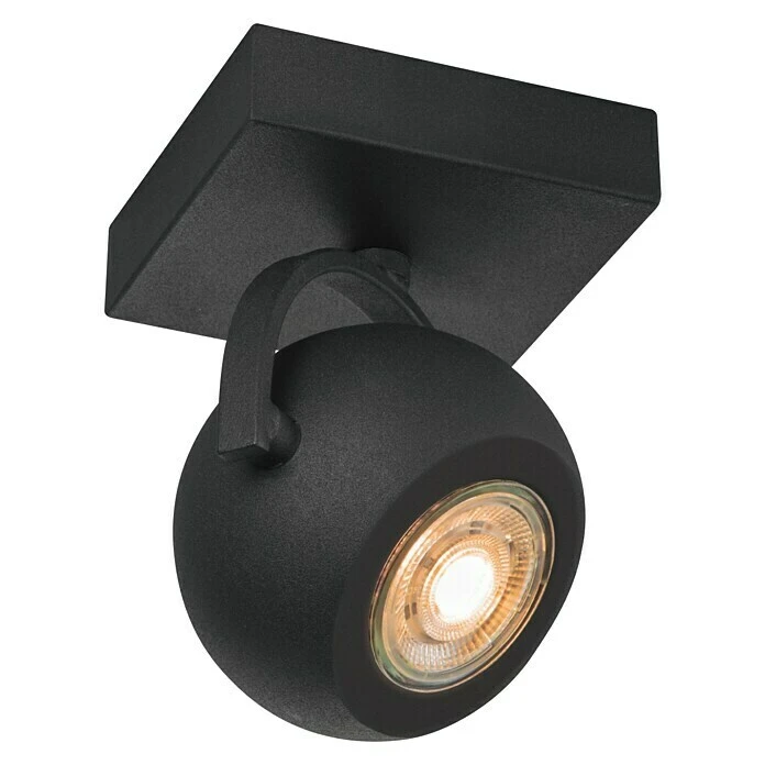 BAUHAUS Home Sweet Home LED-Deckenstrahler Nop 5,8 W, L X B X H: 9,5 X 9,5 X 14 Cm, Sandschwarz, Warmweiß 3 BAUHAUS Home Sweet Home LED-Deckenstrahler Nop 5,8 W, L X B X H: 9,5 X 9,5 X 14 Cm, Sandschwarz, Warmweiß