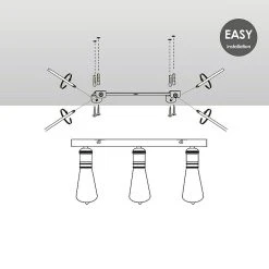 BAUHAUS Home Sweet Home LED-Deckenleuchte Nitro 4 W, L X B X H: 40,7 X 9,5 X 10,5 Cm, Bronze, Warmweiß 11 BAUHAUS Home Sweet Home LED-Deckenleuchte Nitro 4 W, L X B X H: 40,7 X 9,5 X 10,5 Cm, Bronze, Warmweiß -Bauhaus Home 12 3013