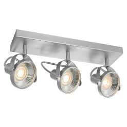 BAUHAUS Home Sweet Home LED-Deckenstrahler Yaya 5,8 W, L X B X H: 9,5 X 35,5 X 15,5 Cm, Silber, Warmweiß
