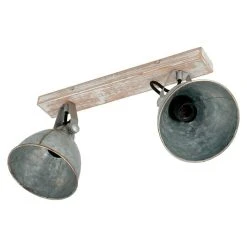 BAUHAUS Tween Light Foglio Deckenstrahler 40 W, L X B X H: 44 X 19 X 21 Cm, Silber, E27, Anzahl Leuchtmittel: 2 Stk.